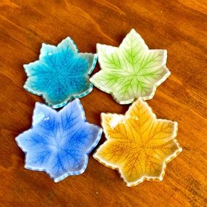 Tiny spoon chopstick rest ceramic tiny plate saucers